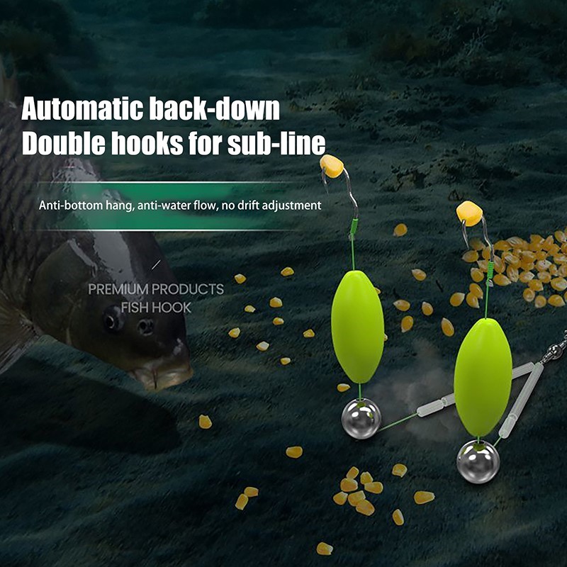 Fishing Equipment Jet - Aparejos de pesca con doble gancho,
