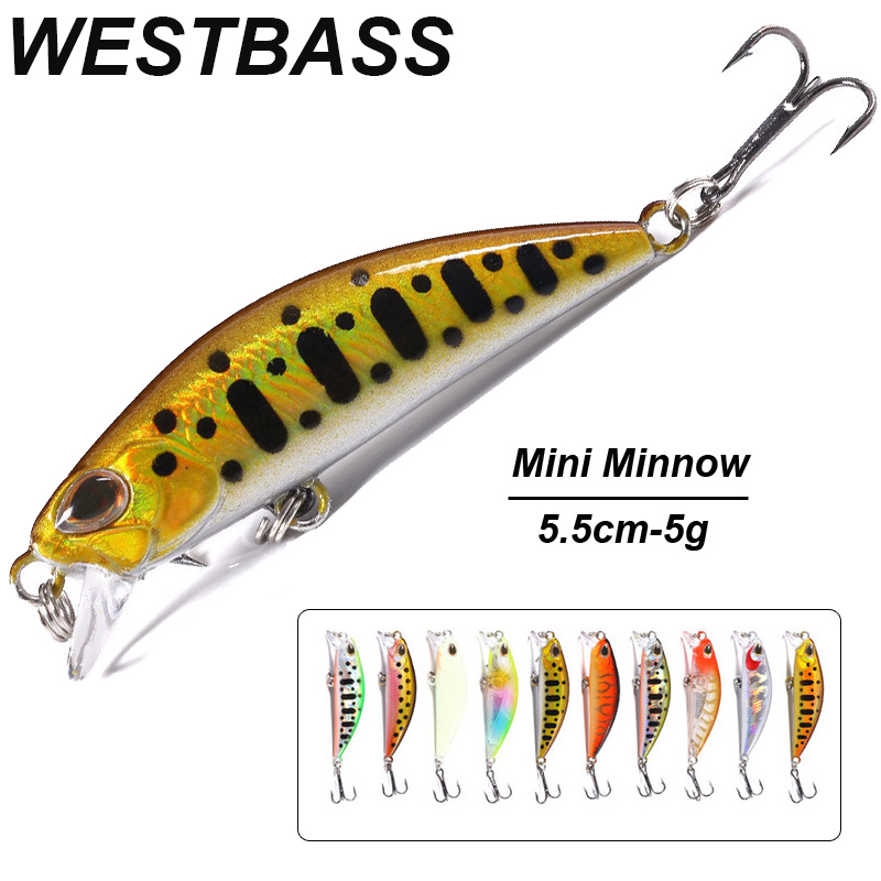 WESTBASS 1PX Micro Minnow señu - Fishing Equipment For Trout reseña y precio