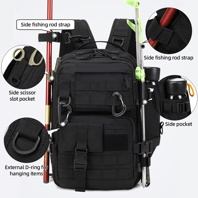 Mochila Táctica de Camping, Mo - Fishing Equipment And Gear reseña y precio