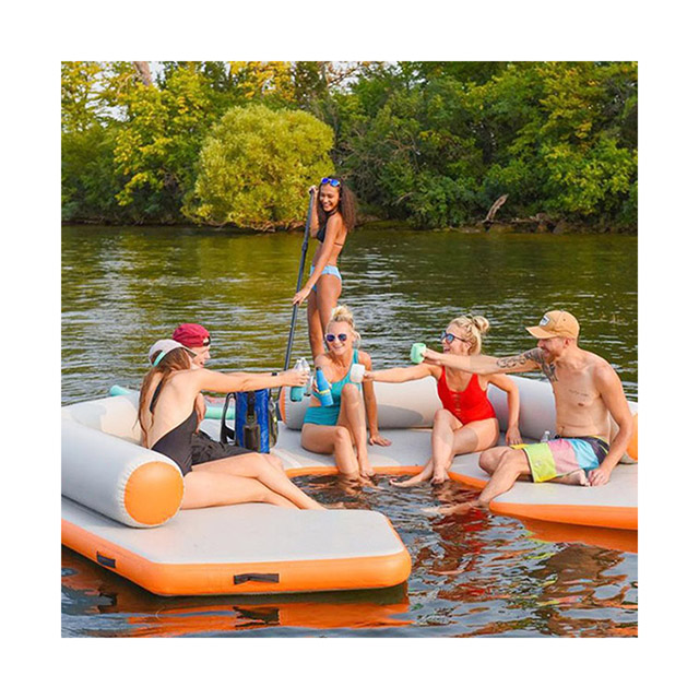 Wharf inflable, equipo de recr - Fishing Equipment Jet reseña y precio